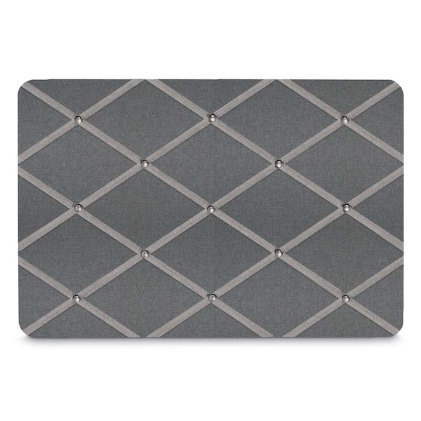 24"x36" 1-Door Enclosed Outdoor Letterboard, Grey Felt/Satin